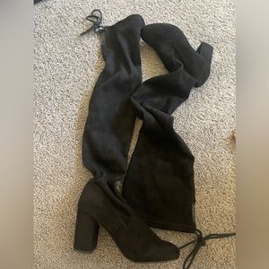 Over the knee Black Boots